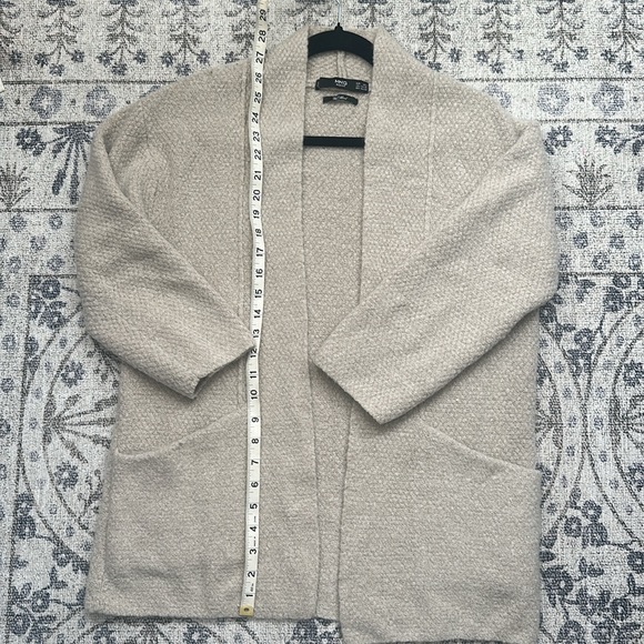 MANGO Oversized Wool Blend Cardigan - Picture 4 of 8